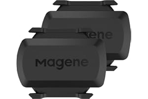 Magene Outdoor/Indoor Speed/Cadence Sensor for Cycling, Wireless Bluetooth/Ant+ Bike Computer RPM Sensor for Road Bike or Spinning Bike and Trainers Compatible with Onelap, Wahoo Fitness, Zwift, Strava
