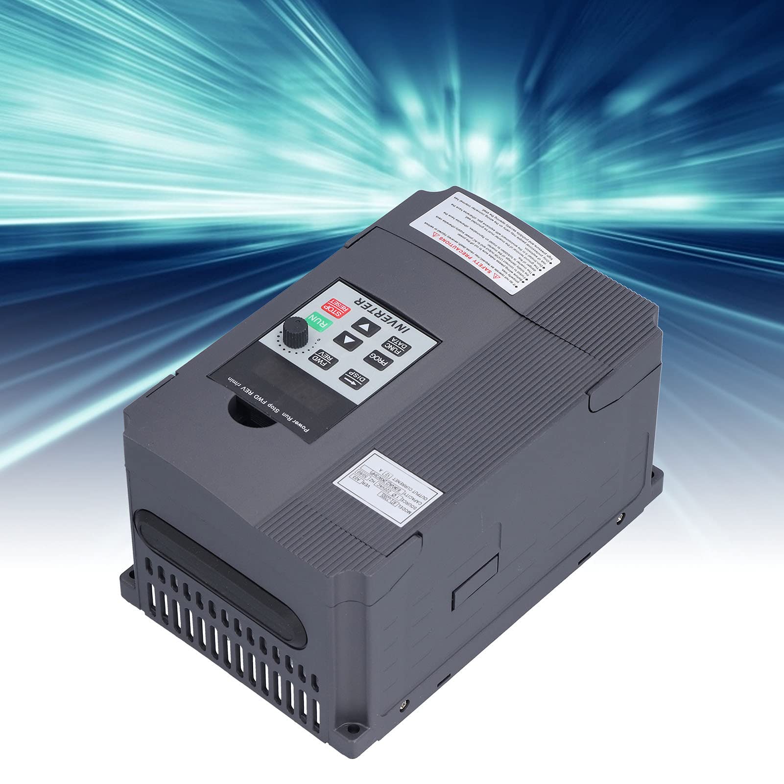 Fafeicy Single Phase Inverter, VFD 220V 2.2KW Drive Inverter Output Variable Frequency Drive Control Inverter for Spindle Motor CNC Speed Control