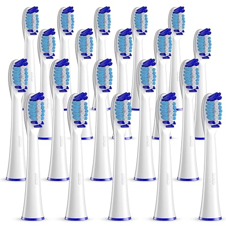 16 Stk. (4x4) Pulsonic Ersatzbürsten kompatibel mit Oral-B Pulsonic elektrischen Zahnbürsten. Aufsteckbürsten von ORAX®