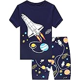 Little Hand Toddler Boys Pajamas Kids Dinosaur Summer PJS Monster Truck Children Excavator Jammies Short Sets 2-7 Years