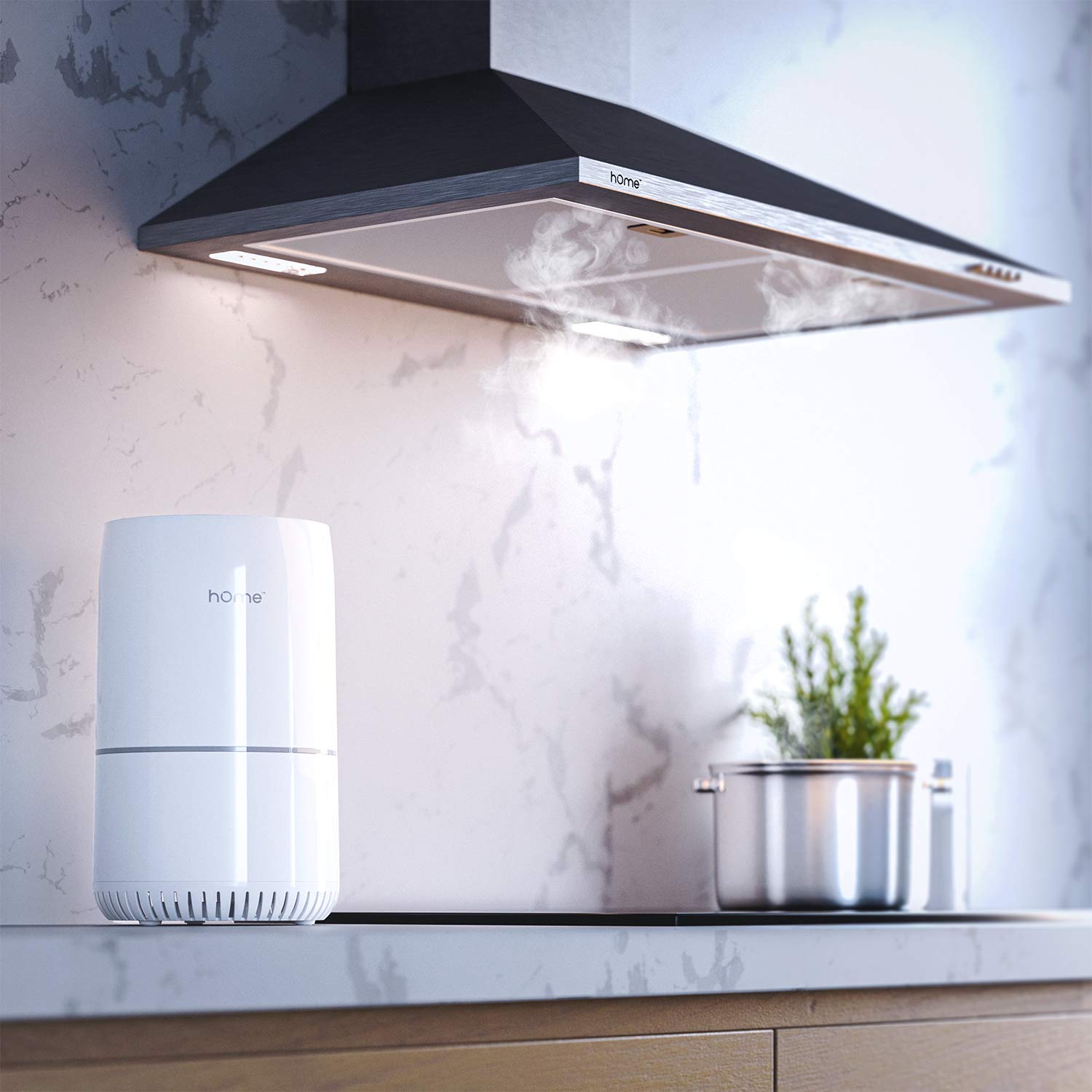 hOmeLabs True HEPA Air Purifier with H13 Filter - Removes 99.97% of Airborne Particles with Activated Carbon and 3-Stage Filtration to Significantly Improve Indoor Air Quality