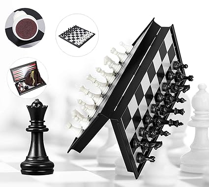 Toywale Magnetic Travel Chess Set for Kids and Adults,
