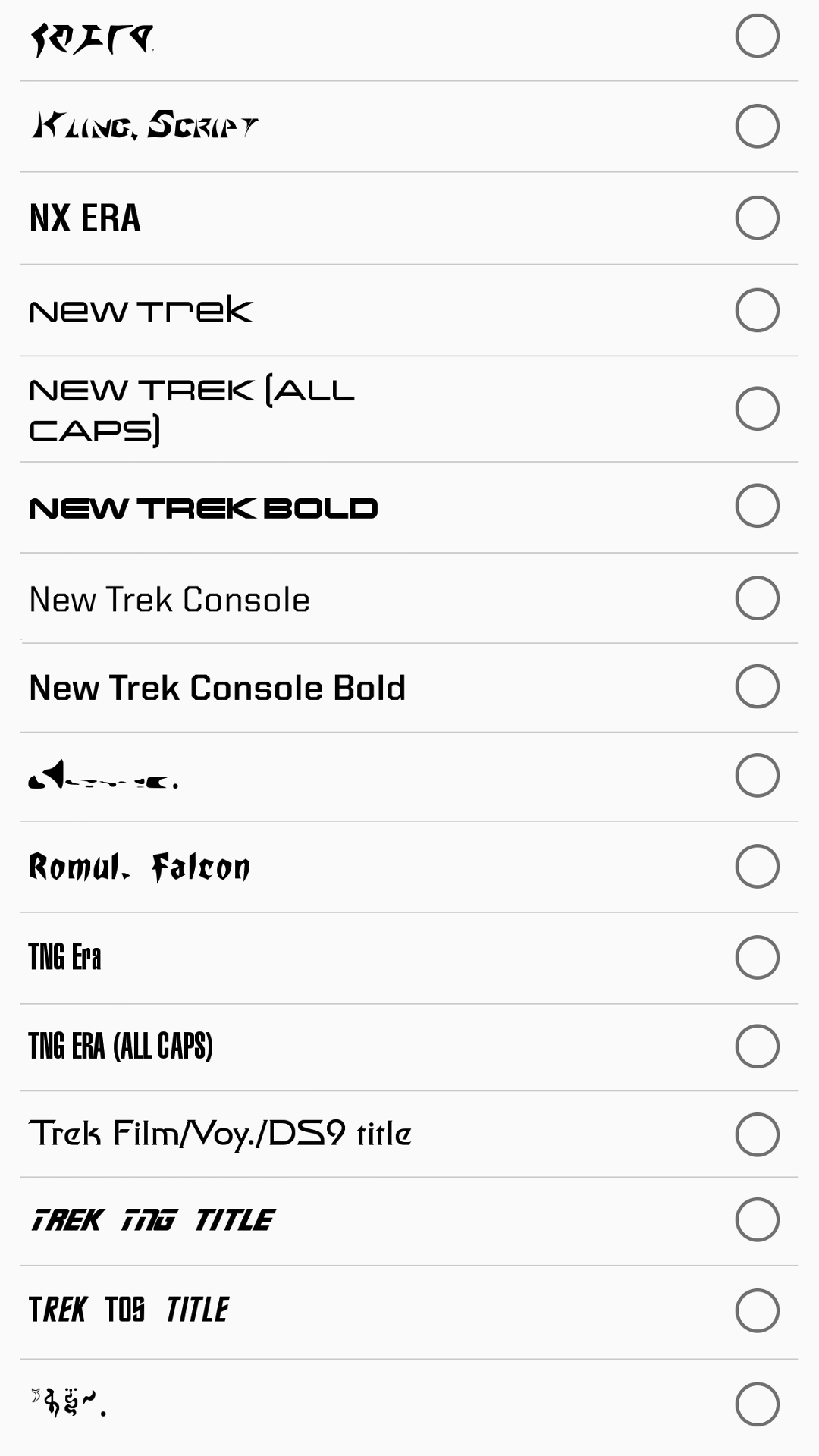 ✦ TREK ✦ Fonts Pack