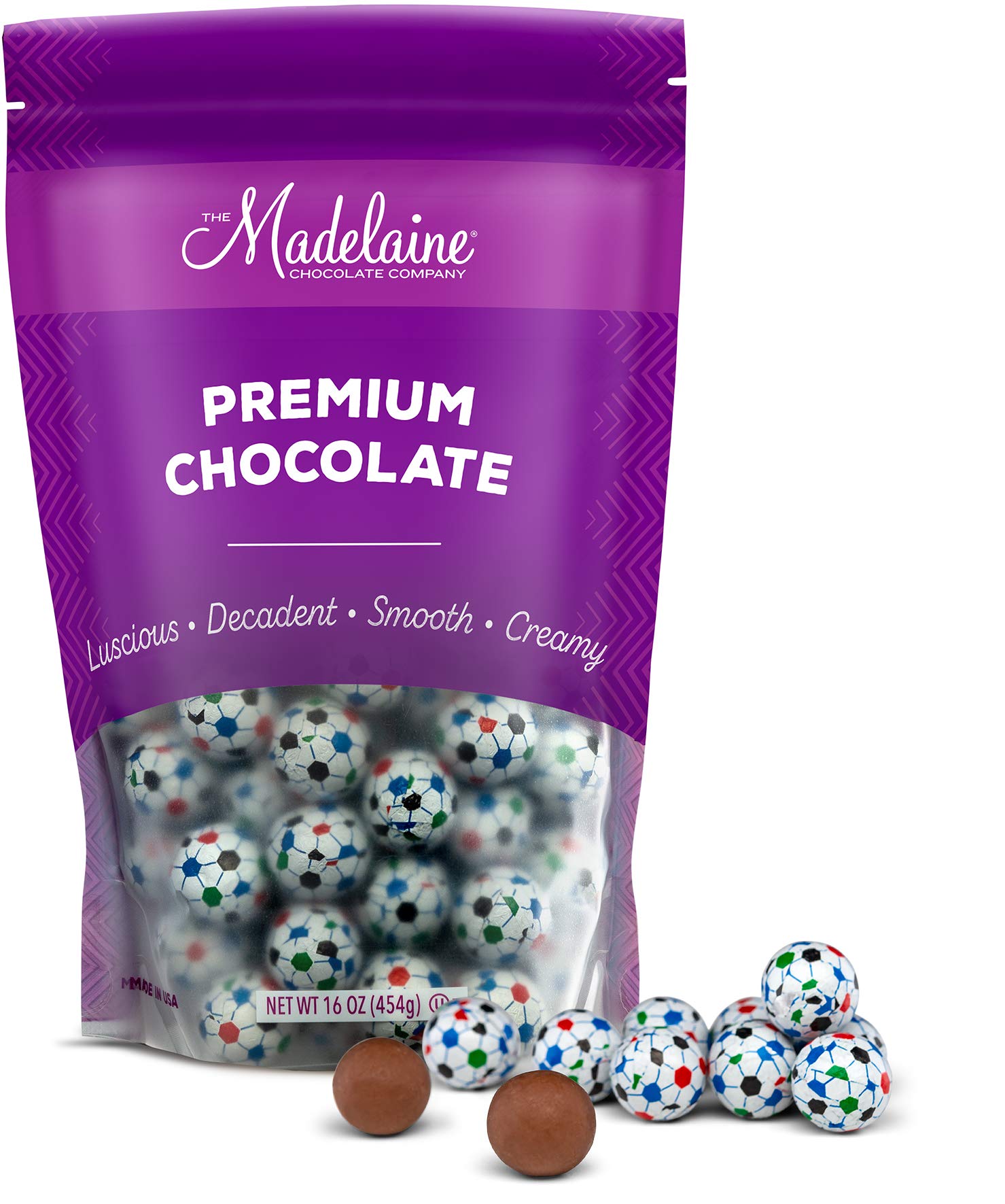 Madelaine Premium Milk Chocolate Soccer Ball Candy Party Favors (1 LB
