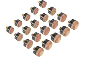 PATIKIL Screw-on Pool Cue Tips Billiard Cue Tips Snooker Pool Stick Tips Replacement Accessories