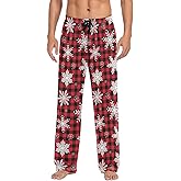 Funny Pajama Pants Mens Lounge Pants Super Soft Men Pajama Bottoms with Pockets Drawstring