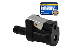Five Oceans 3/8" Barb Female Fuel Line Connector Compatible with Yamaha, Fits Engine End and Tank End Male Fitting - FO2888