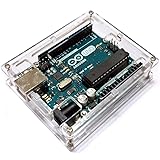 Arduino UNO R3 透明 アクリル エンクロージャー ケース 薄型 コンパクト