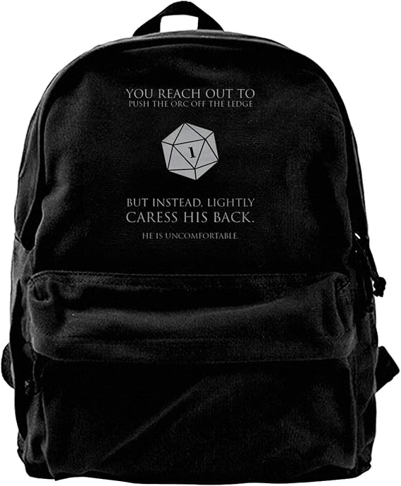 Dungeons And Dragons Travel Laptop Backpack Waterproof And AntiTheft