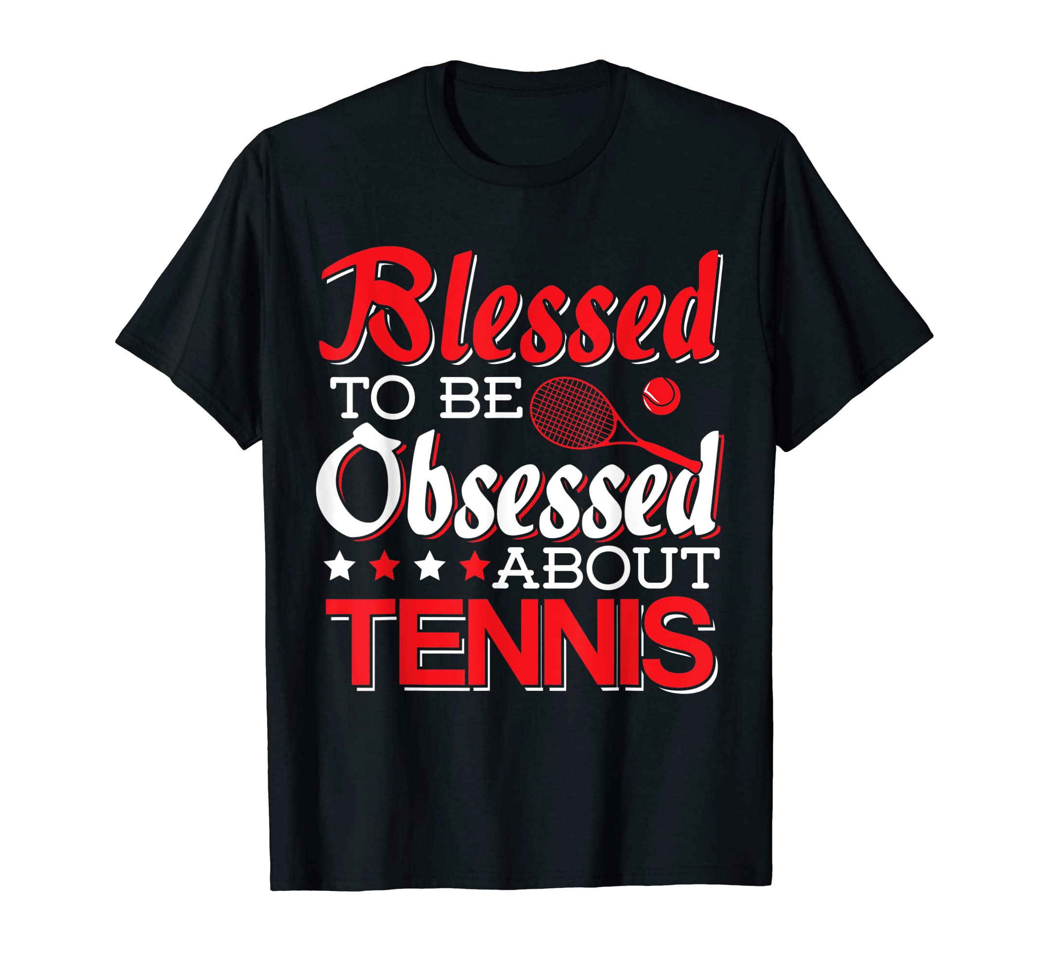 Tennis Balls With Racket Tennis Player Gifts T-Shirt