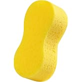 Temede Large Car Wash Sponge, Extra Thick Bone Foam Sponge for Cleaning | 9.1" x 4.3" x 2.4", Giant Car Cleaning Sponge, Easy Grip Multi-Purpose Cleaning Scrubber, Kitchen, Bathroom, Household