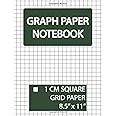 Graph Paper Notebook 1 Cm Square Grid: Squared Graphing Paper, Blank Quad Ruled, 1 Cm Grid Paper, 1 Cm Graphing Paper, 1 Cm Square Graph Paper, Large ... Paper Notebook and Squared Grid Notebook)