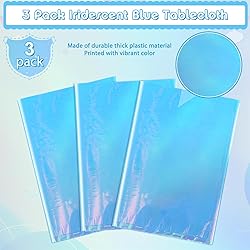 FunnyPars 3 Pack Iridescent Blue Plastic