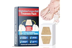 OMO Toenail Fungus Treatment Extra Strength, 50 Pcs Toe Nail Fungus Treatments Patches with 8-Hour Nighttime Renewal for Damaged Nails & Discolored, Not Easy to Fall Off Toenail Fungus Patches