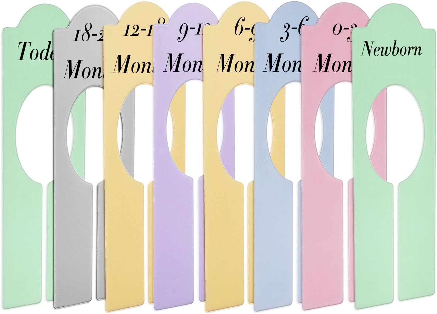 Maison Baby Closet Taille Diviseurs Ronde Placard Organisateur Bebe Garcon Fille 8pcs Solutions De Rangement