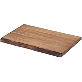 Rachael Ray Pantryware Wood Cutting Board / Wood Serving Board - 17 Inch x 12 Inch, Brown