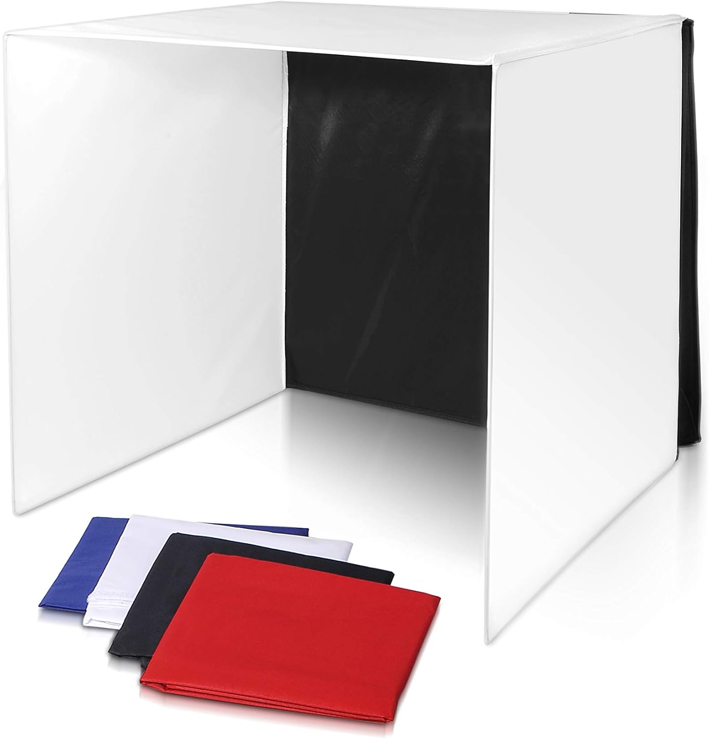Estudio Fotográfico Portátil 60 x 60 cm con 2 Focos y 4 Cromas: Amazon.es: Electrónica