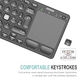 Arteck HB305-4B Universal Backlit Bluetooth Keyboard with Touchpad view 3