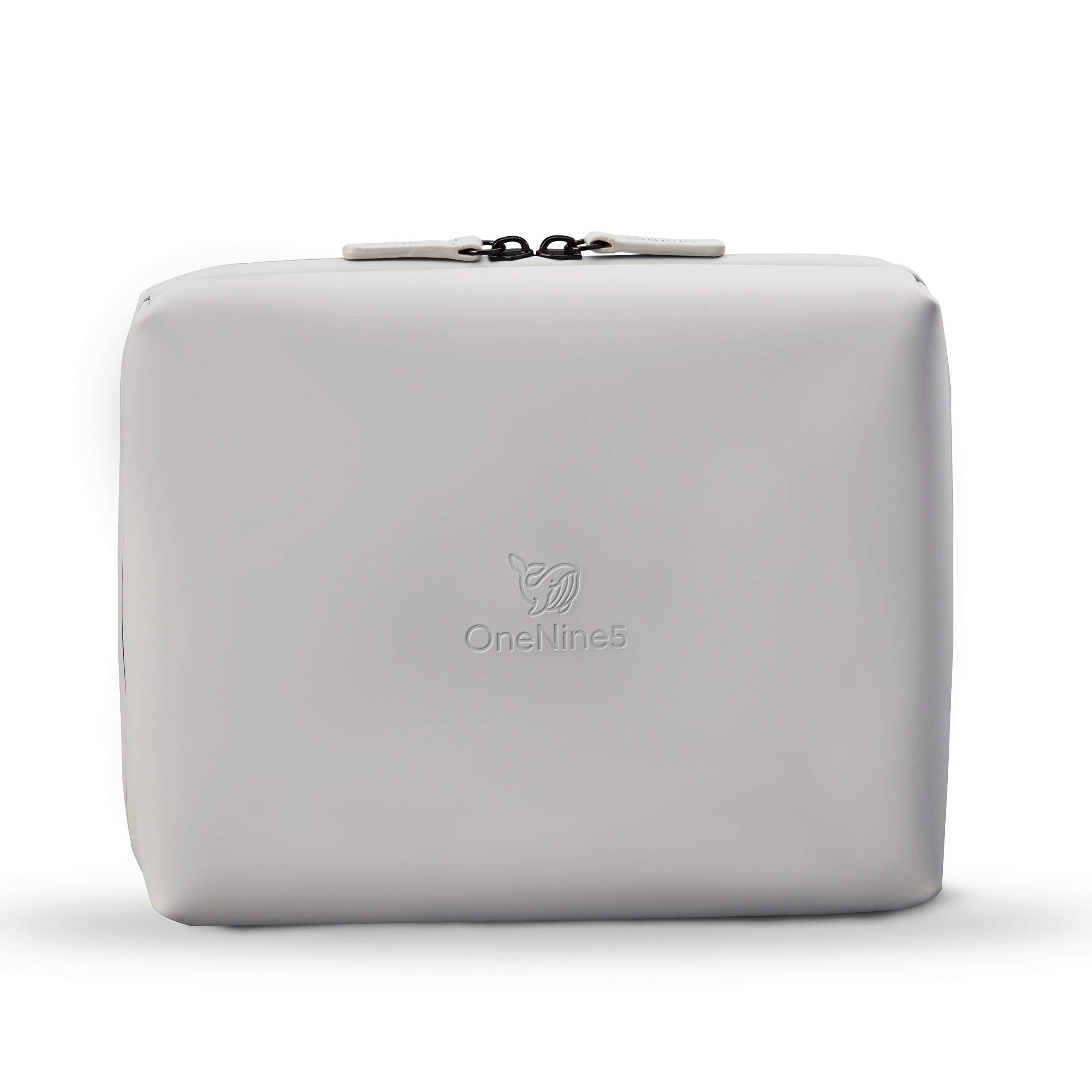 OneNine5 Eco-Friendly Travel Wash Bag (Toiletry Bag) with 100% Recycled Plastic Lining - Moeraki Grey