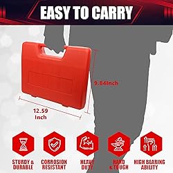 wesleydrill 17PCS Rotary Hammer & Chisels Masonry