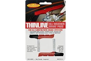 Kool Stop Thinline Brake Shoes, 1 Pair, Cantilever, Dual Compound