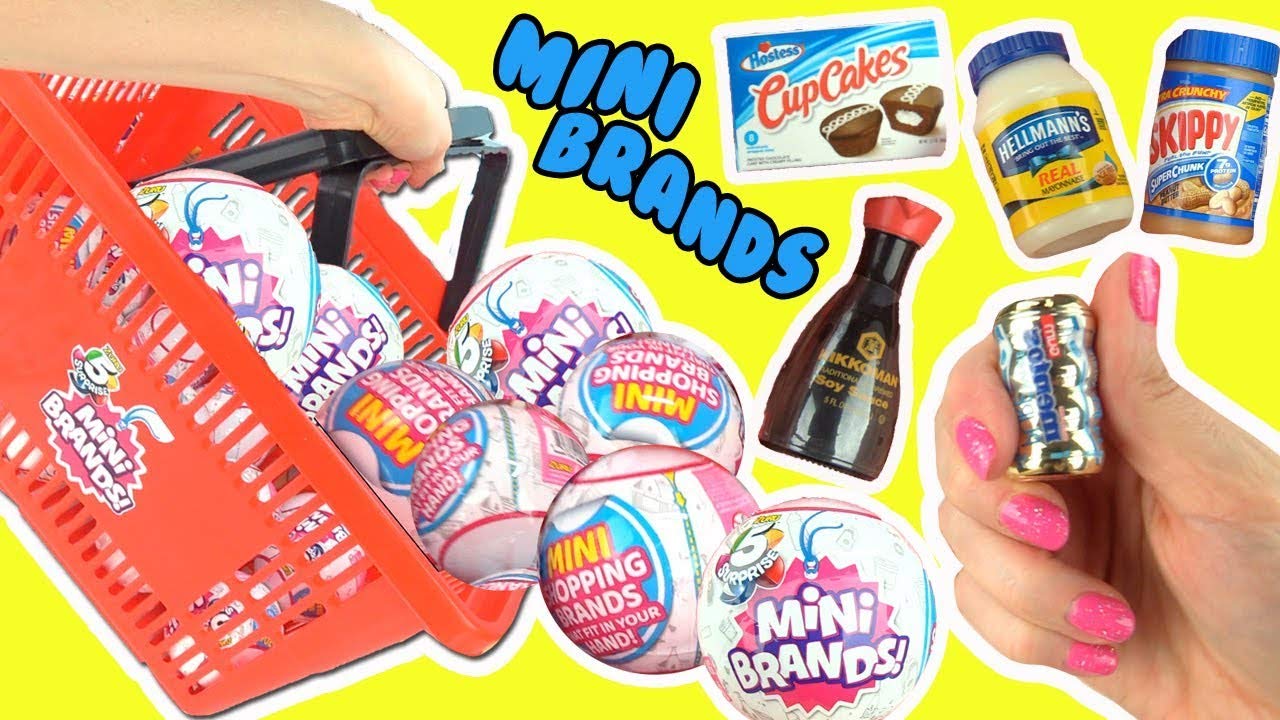 5 surprise mini brands mystery capsule collectible toy by zuru