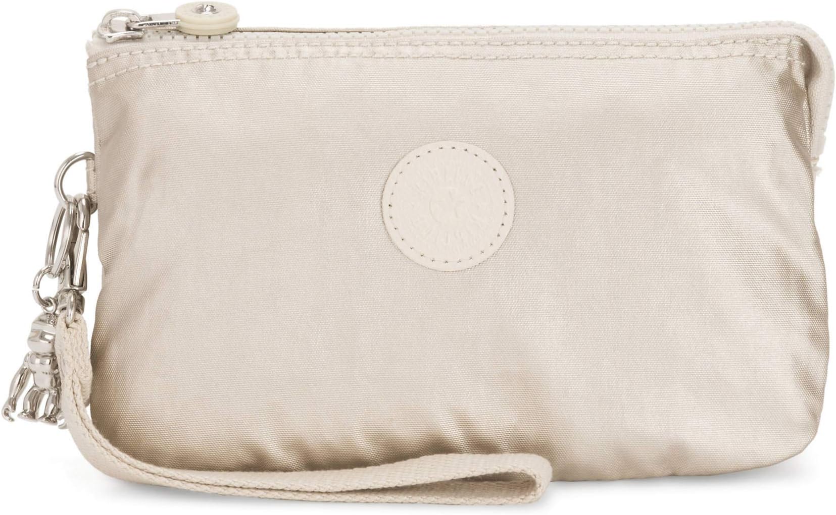 Kipling Creativity Extra Large Wristlet Cloud Metal