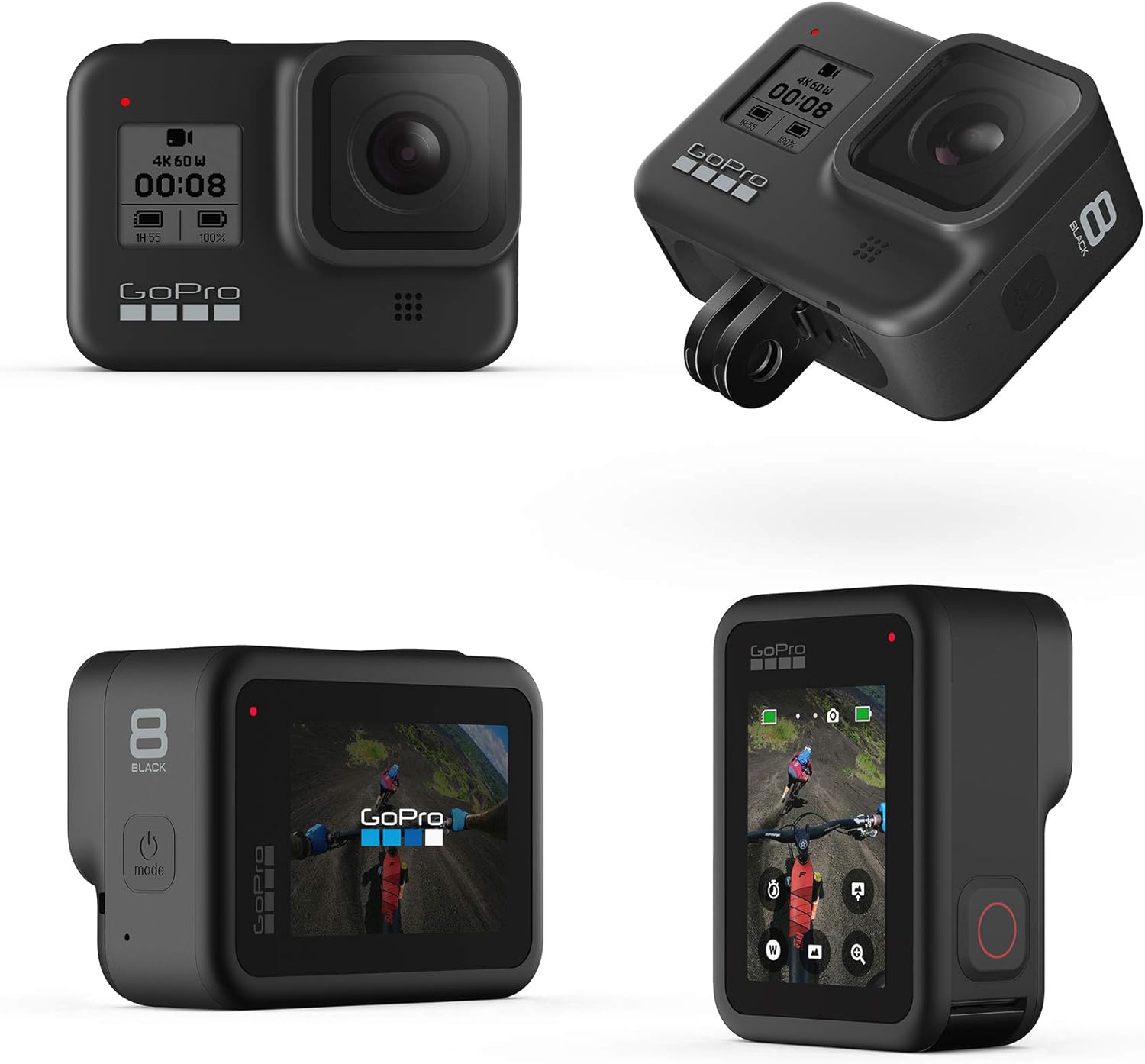 GoPro HERO8 Black Bundle with The Handler (Floating Hand Grip) and Sleeve + Lanyard (Black) : Camera & Photo