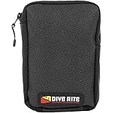 Dive Rite DC Bellows Pocket, Vertical, Zipper Closure, Black, One Size