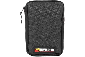 Dive Rite DC Bellows Pocket, Vertical, Zipper Closure, Black, One Size