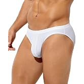 Arjen Kroos Mens Briefs Sexy Mesh Underwear Briefs Breathable Low Rise | Breathable Bikini Underwear Soft Sheer Moisture-Wicking | 4-Way Stretch | Plus Size Tagless Briefs | Daily Comfort