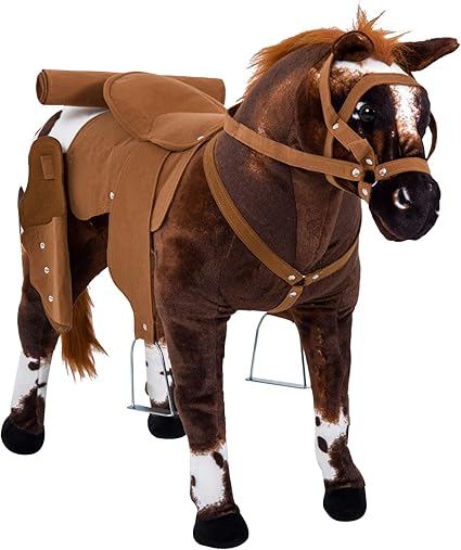 homcom ride on horse