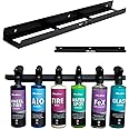 Maxshine Universal Detailing Spray Bottle Holder - Wall-Mounted Organizer for Mobile & Garage Detailing, Holds 6 Sprayers (16oz), Universal Lightweight Professional AccessoryM