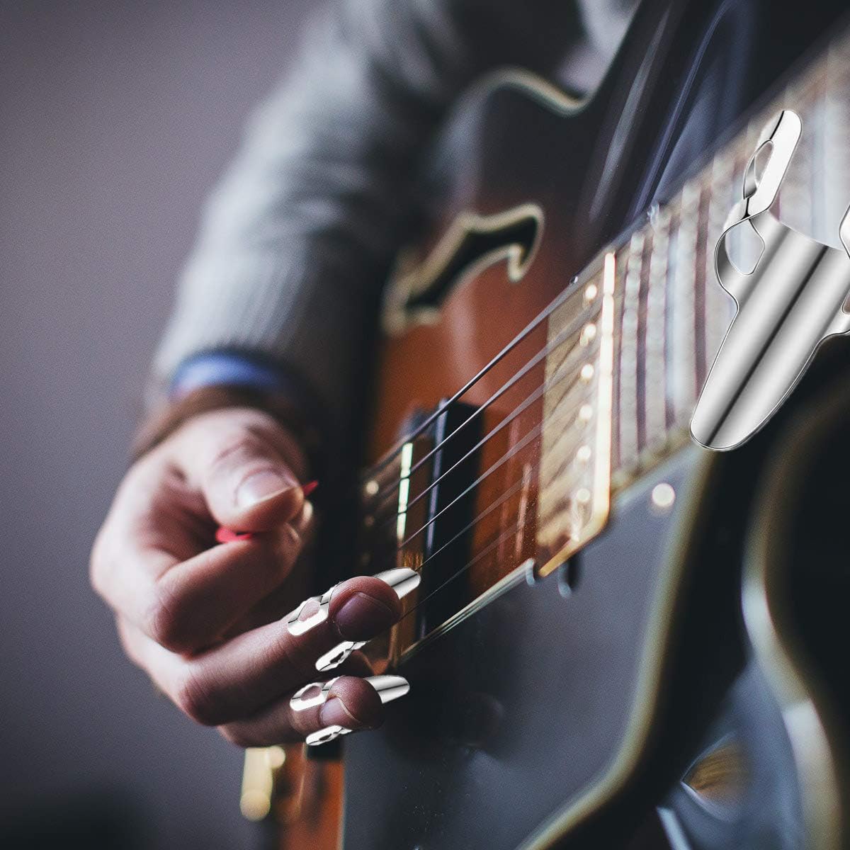 Púa Guitarra,Qiundar 20 Pcs Pua Dedo Pulgar Guitarra Acero Inoxidable Púas  Metal Thumb Guitar Picks,para Guitarra Eléctrica Bajo Banjo y Ukelele Plata  Púas Instrumentos musicales futakuchi-hakata.com