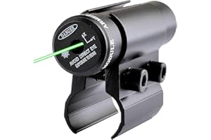 WIPBOTEN Adjustable Rifle Green Laser Sight fit Barrel Clamp - Powerful for Hunting