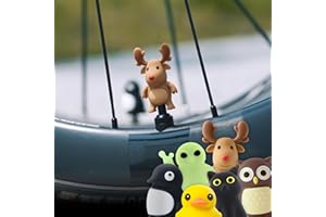 BONE Tire Character Valve Stem Cap, 6pcs Silicone Washable Tire Valve Caps, Corrosion Resistant, Universal Stem Covers for Bi