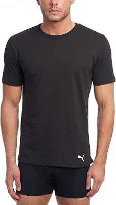 T-shirts de gola redonda do pack de 3 homens