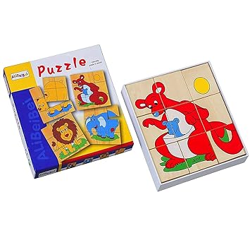 Pinnappo 4 in 1 Animal Puzzles for Kids ( Toys for 2 Years Old Boys and Girls )