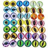 JJG 20PCS(10Pairs) 30mm Mixed Style Dragon Eyes