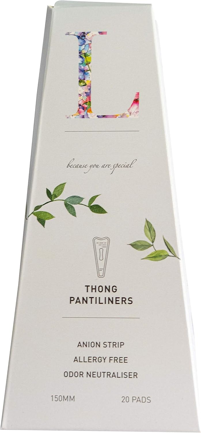 Livitas Thong Panty Liners,200 Count,2 Panties x Package,Blue Anion Strip, Fitness,Yoga,Regular Protection, Odor Control,Breathable,Unscented,Comfortable,Unnoticed,Light Absorbency,6.10 in.