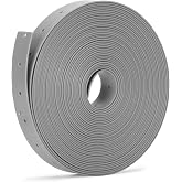 Plastic Hanger Strap 3/4 Inch x 30 FT Reinforced Flexible Hanger Strap for Pipe &amp; Ducts Securing in Plumbing &amp; HVAC, Gray