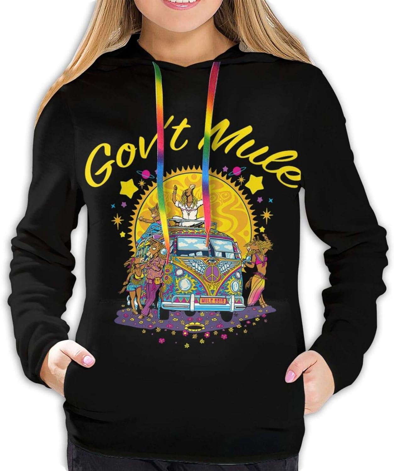 Amazon.com: LIAM HENDERSON Gov't Mule Hoodie Sweatshirt Women's Long Sleeve Pullover Hoody with 