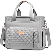 AIJIEKE Insulated Lunch Bag for Men Women, Lunch Box, Lunch Tote for Work, Large Leak Proof Cooler Bag with Removable Strap, Reusable Adult Lunchbag, Picnic, Office, Beach, Grey