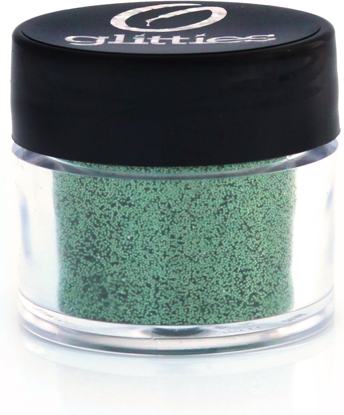 GLITTIES - Honeydew Jewel - Cosmetic Grade Fine (.008") Loose Glitter Powder Safe for Skin! Perfect for Makeup, Body Tattoos, Face, Hair, Lips, Soap, Lotion, Nail Art - (10 Gram Jar)