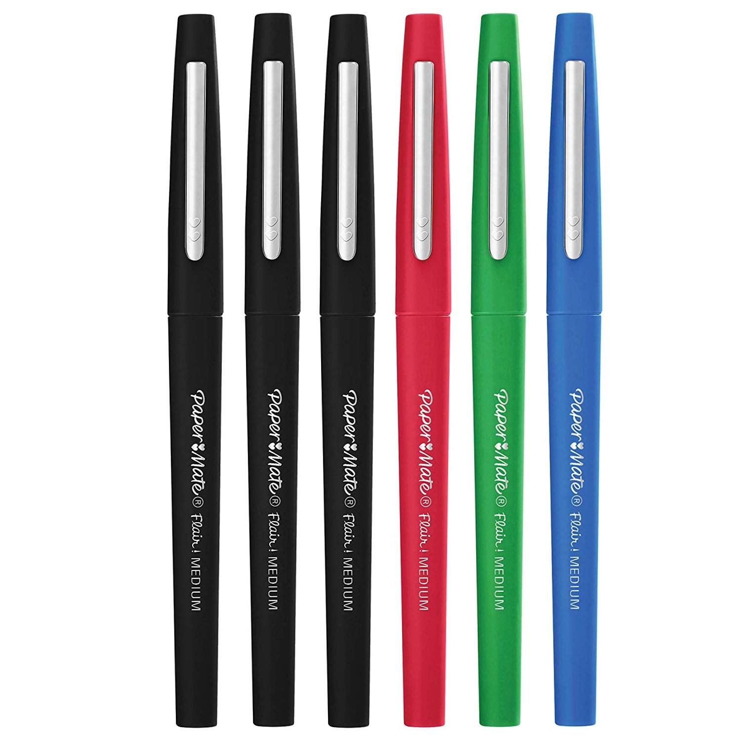 Felt tip pen. Paper mate flair. suede tip pen.
