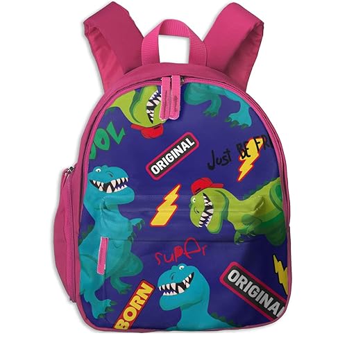 Amazon リュック 子供用 キッズ バッグ 恐竜 火 流行 かわいい