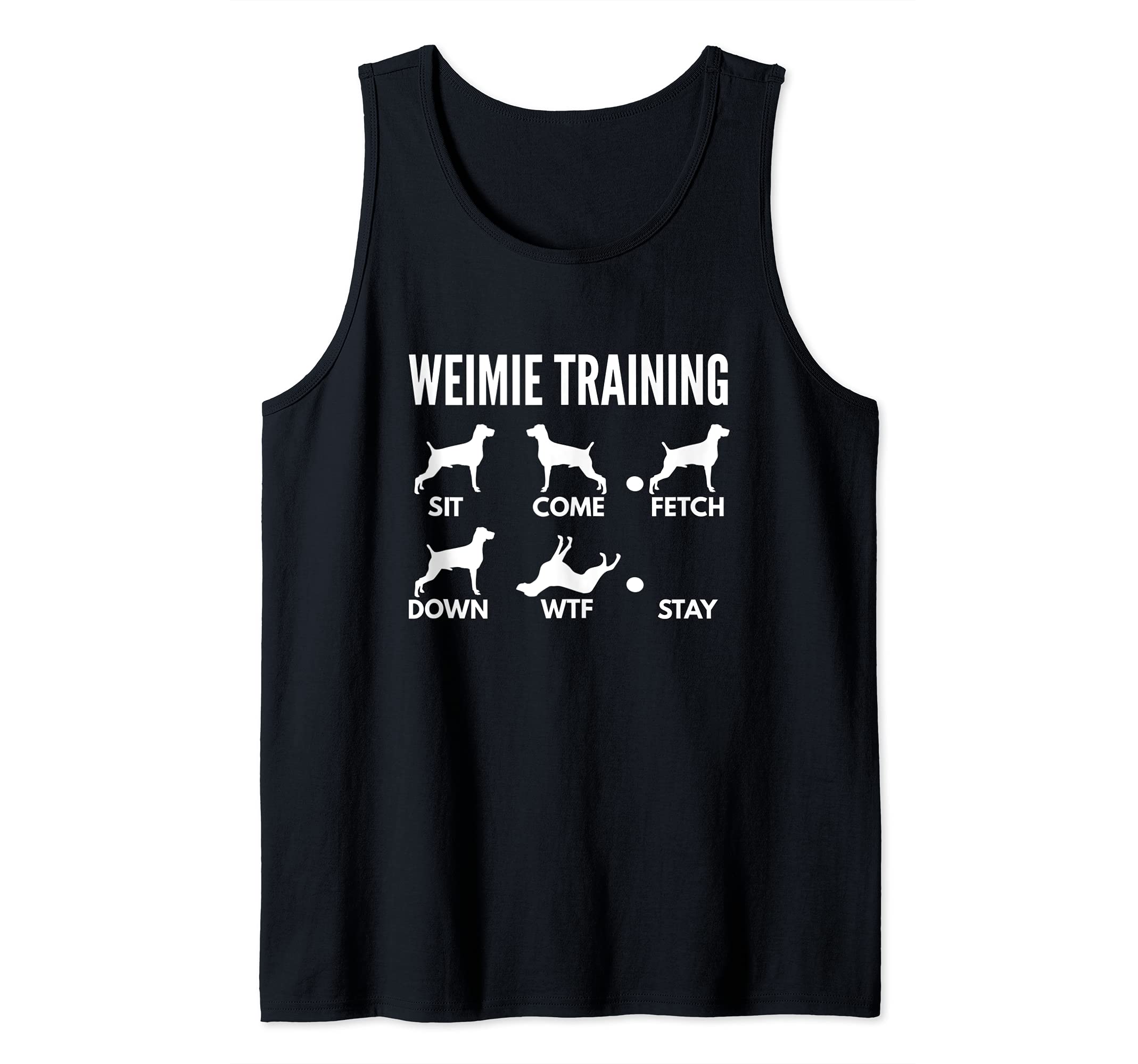 Weimie Training - Weimaraner Tricks Tank Top
