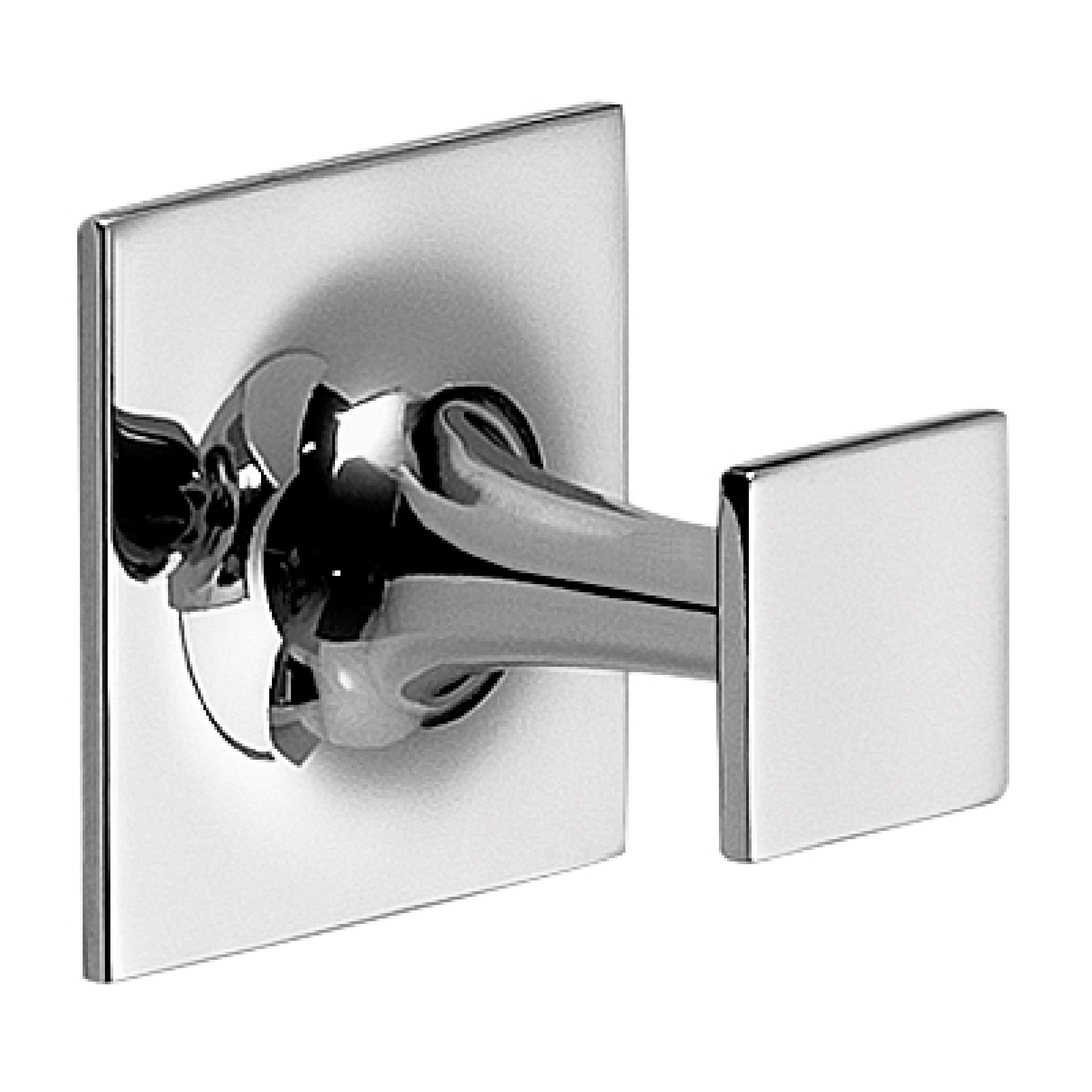 Gedy Wizard Wall Hanger, Size: 4, 9 x 4.6 cm, Brass and Cromall Clothes Hanger, Chrome Flower, Fixable with bioadhesive 3 m, Design R&D, 2 Years Warranty, Unique