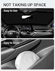 Proadsy Front Windshield Sun Shade Foldable