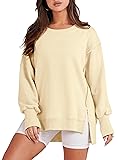 ANRABESS Womens Oversized Sweatshirts Crew Neck